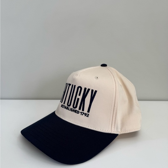 OTTO Kentucky Navy Blue & Cream Embroidered Trucker Hat - Picture 2 of 4